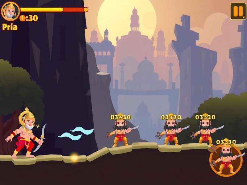 Mighty Hanuman Conquest Character Progression